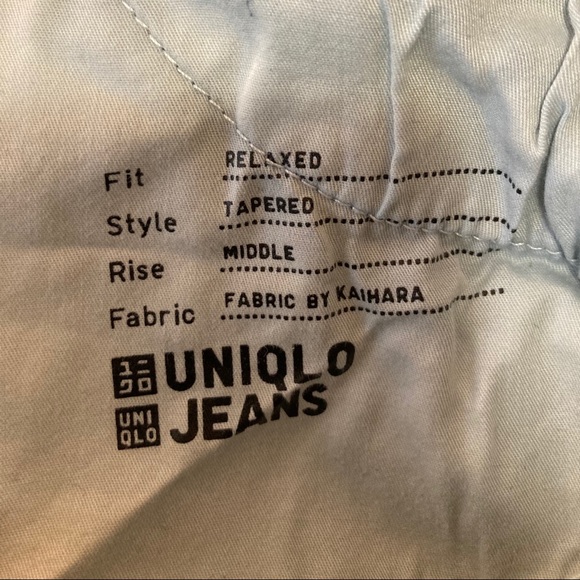UNIQLO relaxed tapered mid-rise jeans - Picture 6 of 6